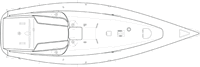 Sydney 36 CR - Deck Plan