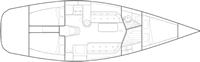Sydney 36 CR - Interior Plan