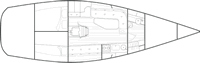 Sydney 38 OD - Interior Plan
