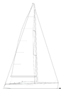 Sydney 47 CR - Sail Plan